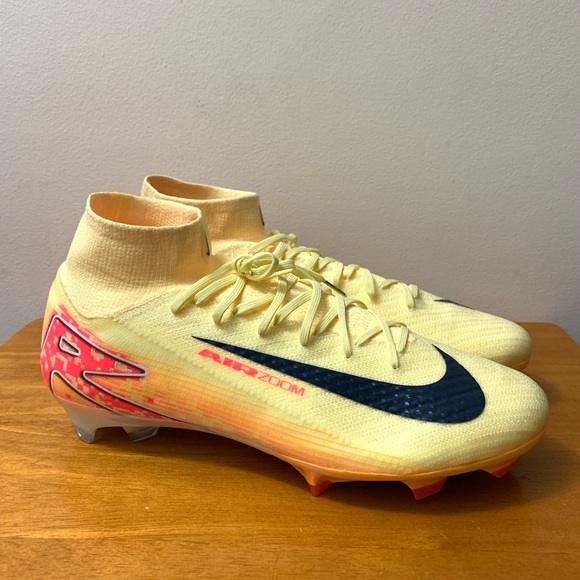 Nike Zoom Superfly 10 Elite KM FG Soccer Cleats (Light Laser Orange/Armory Navy) main image 8